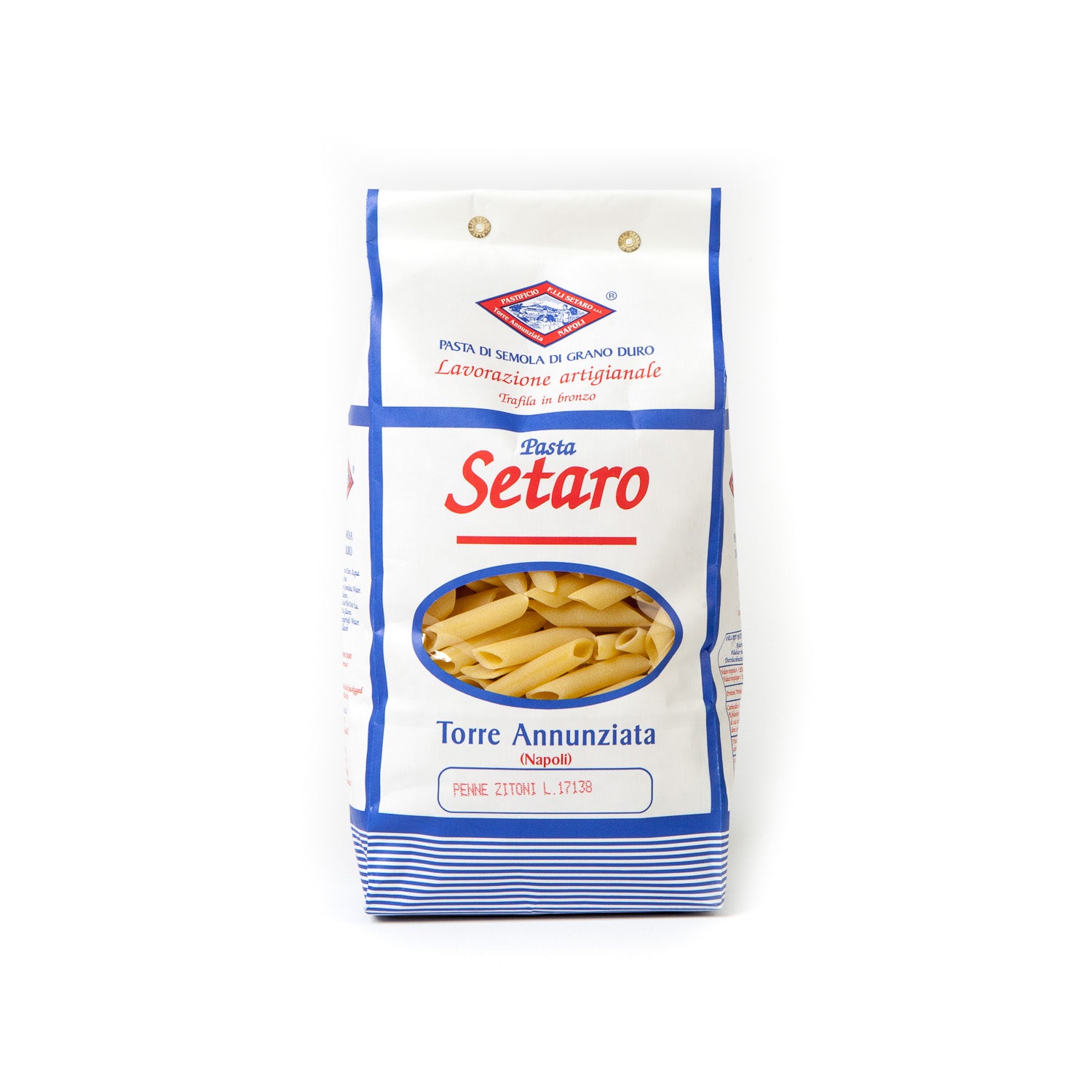 Pastificio Setaro x Michael Jondral: PENNE ZITONI - handmade